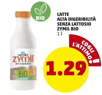 PENNY Latte Alta Digeribilità Senza Lattosio Zymil Bio 1 L offerta