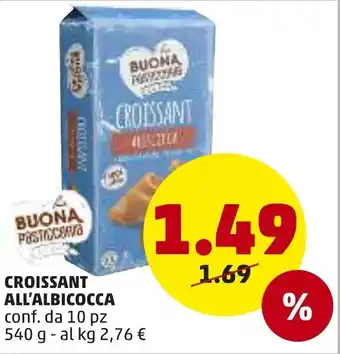 PENNY Croissant All'Albicocca 540 g offerta