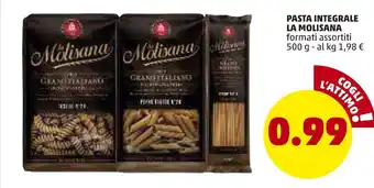 PENNY Pasta Integrale La Molisana 500 g offerta