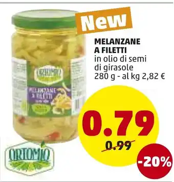 PENNY Melanzane A Filetti 280 g offerta