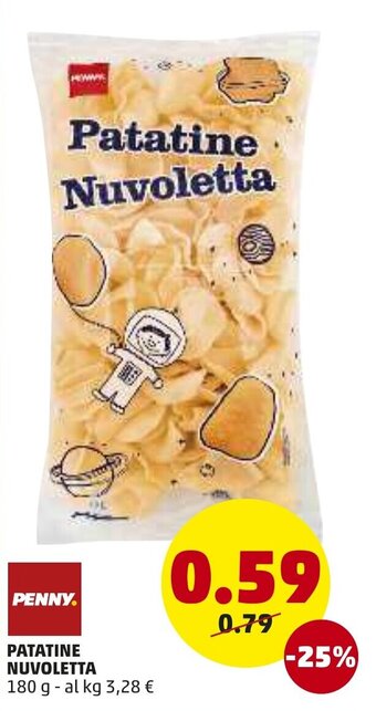 PENNY Patatine Nuvoletta 180 g offerta