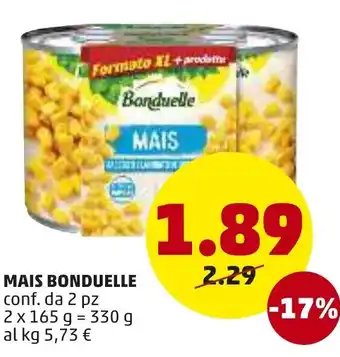PENNY Mais Bonduelle 2 x 165 g offerta