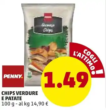 PENNY Chips Verdure E Patate 100 g offerta