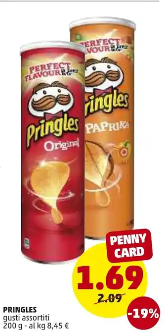 PENNY Pringles 200 g offerta