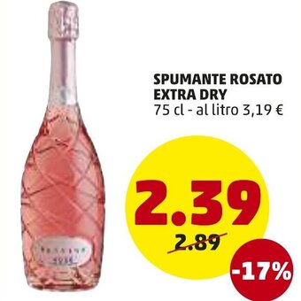 PENNY Spumante Rosato Extra Dry 75 cl offerta