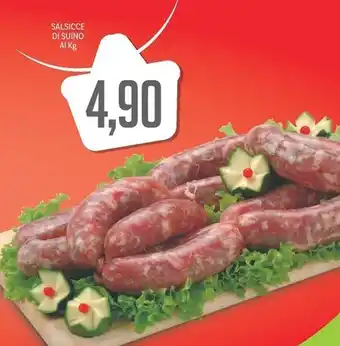 Supermercati Piccolo Salsicce di suino offerta