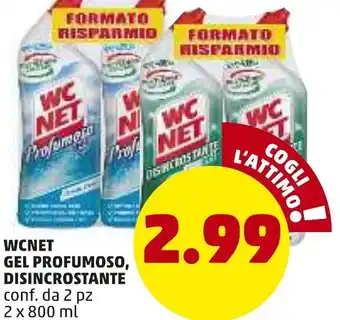 PENNY WCNET Gel Profumoso, Disincrostante 2x800ml offerta