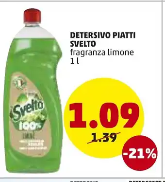PENNY Svelto Detersivo Piatti 1L offerta