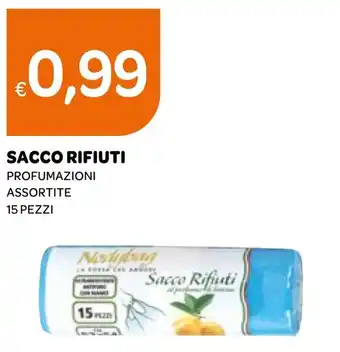 Ekom SACCO RIFIUTI PROFUMAZIONI ASSORTITE 15 PEZZI offerta