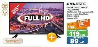 Expert Majestic Snart TV TVD225MP02 offerta