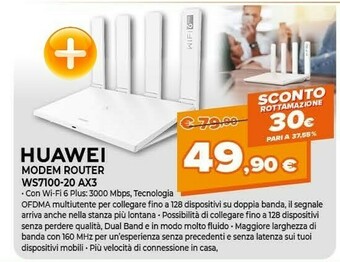 Expert Huawei Modem Router WS7100-20 AX3 offerta