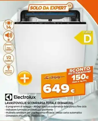 Expert Electrolux EEM48330L offerta