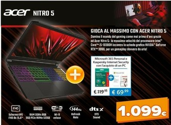 Expert Acer NITRO 5 offerta