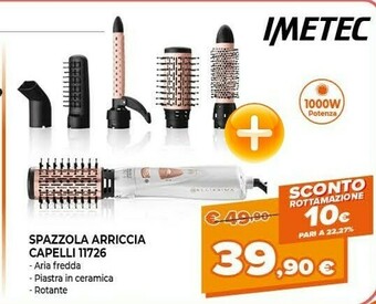 Expert Imetec Spazzola Arriccia Capelli 11726 offerta