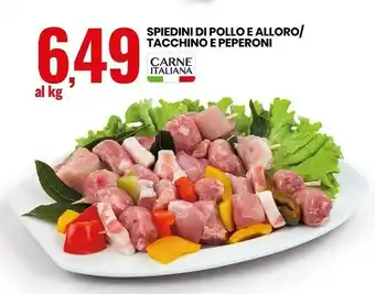 Eurospin Spiedini Di Pollo E Alloro / Tacchino E Peperon offerta