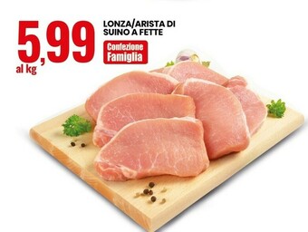 Eurospin Lonza / Arista Di Suino A Fette offerta