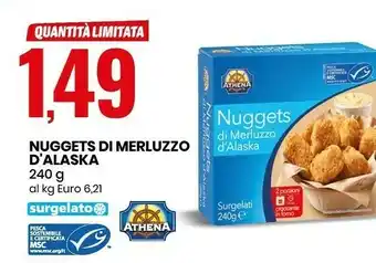 Eurospin Athena Nuggets Di Merluzzo Alaska offerta