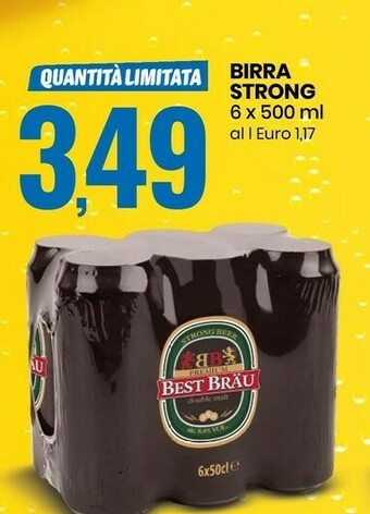 Eurospin Best Brau - Lager Beer 500 G(ml) offerta