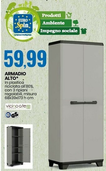 Eurospin Armadio Alto offerta