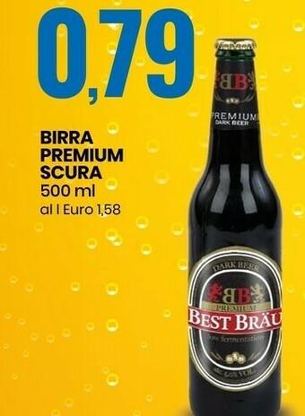Eurospin Best Brau - Pils Premium Pilsener 500 G(ml) offerta