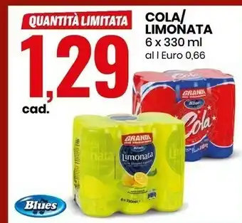 Eurospin Blues - Cola Original Taste offerta