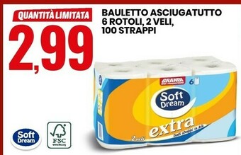 Eurospin Soft Dream Asciugatutto offerta