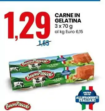 Eurospin Buon pascolo Carne In Gelatina 210 G(ml) offerta
