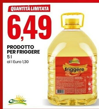 Eurospin Collina d'oro Prodotto Per Friggere offerta