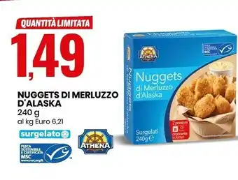 Eurospin Athena Nuggets Di Merluzzo D'alaska offerta