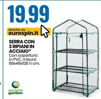Eurospin Serra Con 3 Ripiani In Acciaio offerta