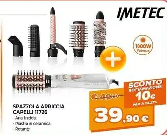 Expert Imetec Spazzola Arriccia Capelli 11726 offerta