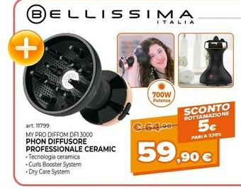 Expert Bellissima Phon Diffusore Professionale Ceramic offerta