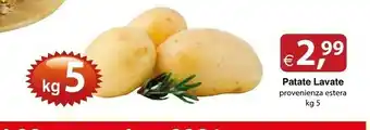 Docks Cash&Carry Patate Lavate Provenienza Estera offerta