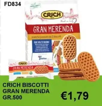 CRICH BISCOTTI GRAN MERENDA GR.500