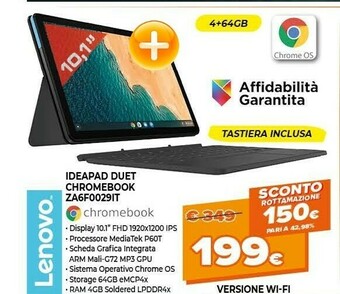 Expert Lenovo Ideapad Duet Chromebook ZA6F0029IT offerta
