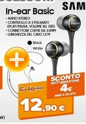 Expert Samsung In-Ear Basic offerta