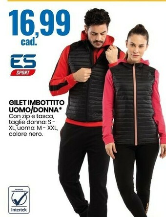 Eurospin Gilet Imbottito Uomo / Donna offerta