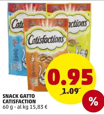PENNY Snack Gatto Catisfaction 60 g offerta