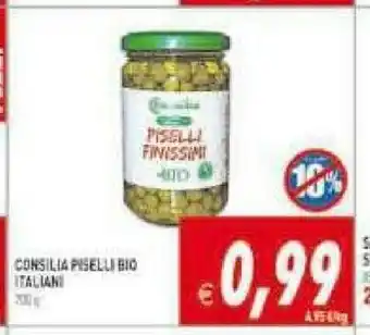Supermercati Agorà Consilia Piselli Bio Italiani offerta