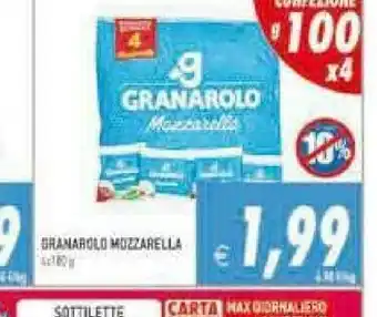 Supermercati Agorà Granarolo Mozzarella offerta