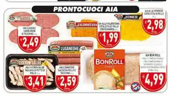 Supermercati Agorà Aia Classico Hamburger Di Tacchino offerta