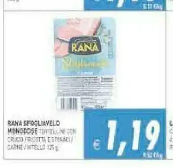 Supermercati Agorà Rana Sfogliavelo Carne 125 G(ml) offerta