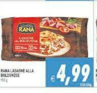 Supermercati Agorà Giovanni Rana - Lasagne Alla Bolognese offerta