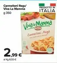 Carrefour Market Beretta Cannelloni Ragu Viva La Mamma offerta