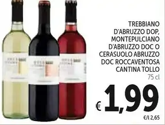 Conad Trebbiano Cantina Tollo D'abruzzo Dop offerta