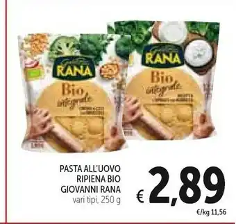 Conad Rana Giovanni Pasta All'uovo Ripiena Bio offerta