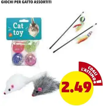 PENNY Giochi Per Gatto Assortiti offerta