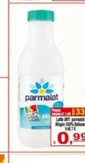 CTS Supermercati Parmalat Latte Parzialmente Scremato UHT 1000 G(ml) offerta