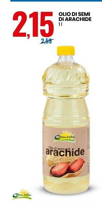 Eurospin Collina d'oro Olio Di Semi Di Arachide 1000 G(ml) offerta