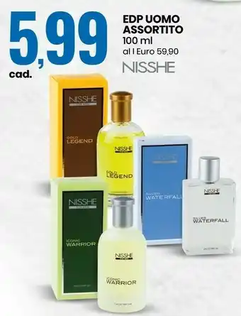 Eurospin Nisshe Waterfall Edp Uomo offerta
